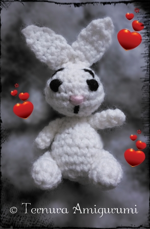 Rabbit, bunny crochet pattern PDF english- deutsch- dutch. Ternura Amigurumi