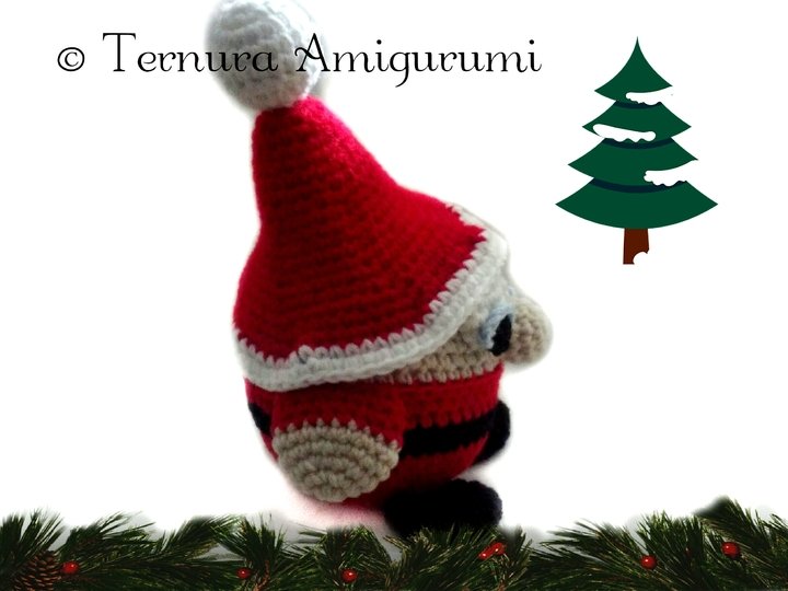 Häkelanleitung Weihnachtsmann  PDF deutsch - english - dutch