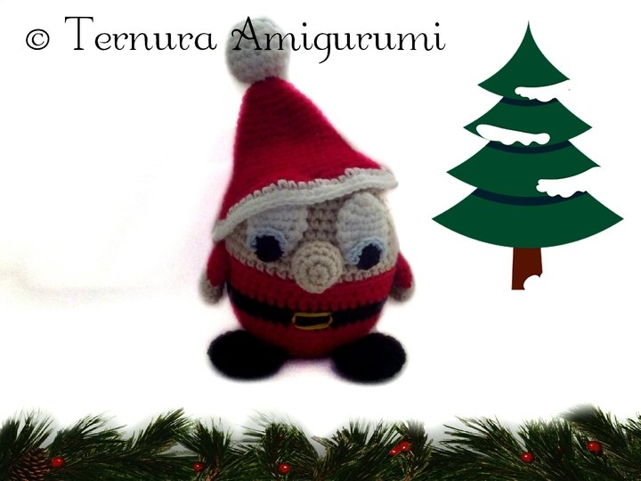 Häkelanleitung Weihnachtsmann  PDF deutsch - english - dutch