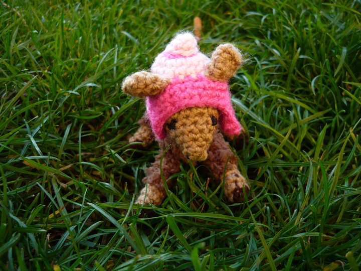 Häkelanleitung Lama sitzend Schlüsselanhänger / Geschankanhänger