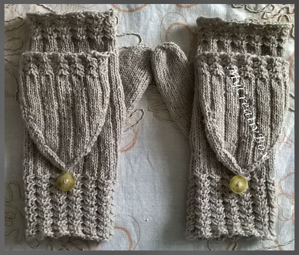 Marktfrauenhandschuhe "Winterfreude", Erwachsene, gestrickt - Bild 8