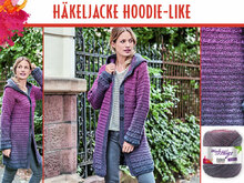 HÄKELJACKE HOODIE-LIKE