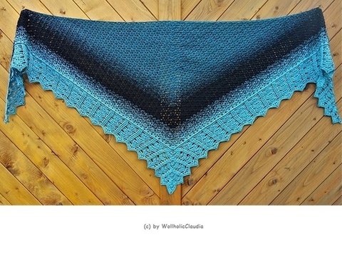 Häkelanleitung Dreieckstuch Hexennacht