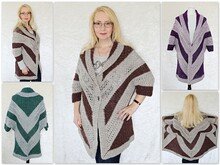 Häkelanleitung Jacke // Cardigan // Long Jacke // Mantel Namaste