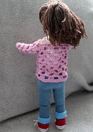 Doll Klara crochet pattern in english