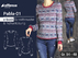 Damen Pullover mit sportlich trachtigen Akzenten "Pabla-01" in Größe 34-48 als E-Book - inkl. Schnittmuster + Nähanleitung.