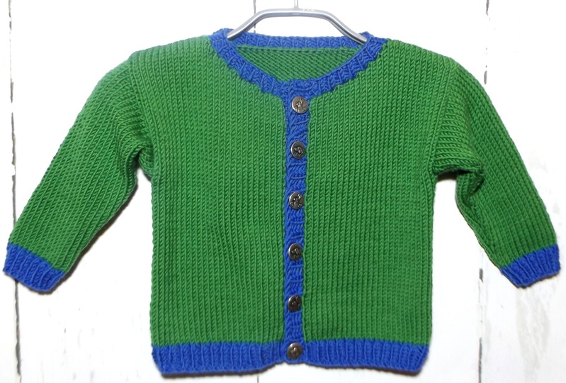 Strickanleitung Kinderjacke " Tracht", Gr. 86/92