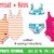 Swimsuit and bikini • EU girls sizes 98-158 • E-Book PDF sewing pattern