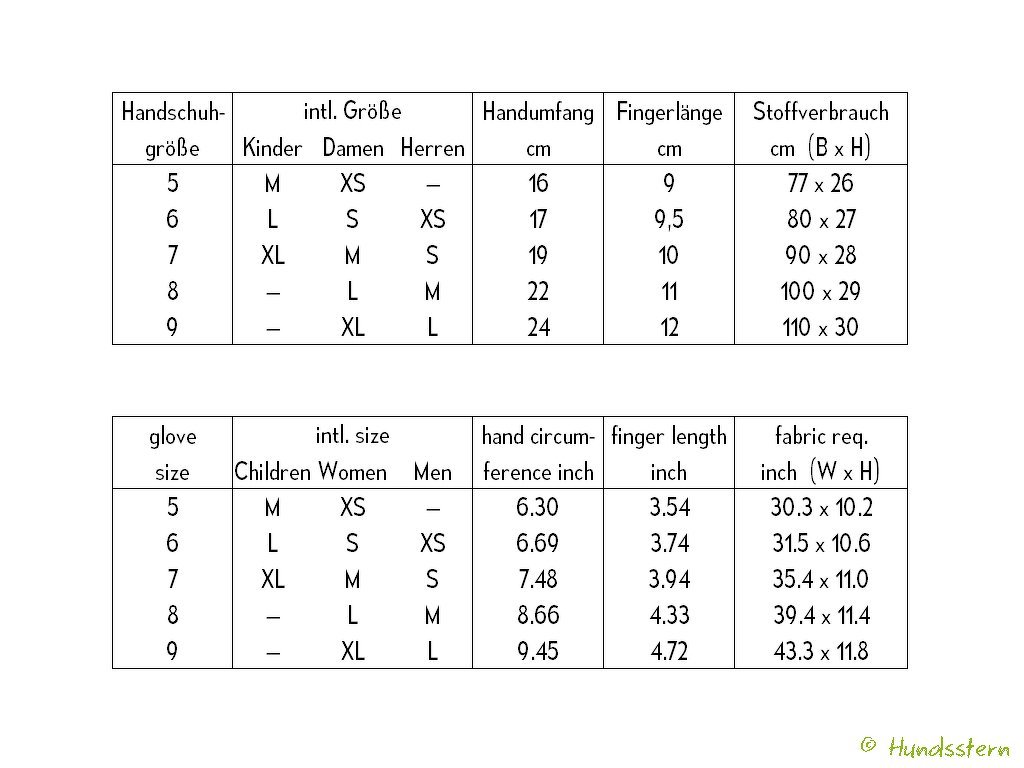 KIM cut off gloves + mitten flap 5 sizes sewing pattern - Image 2