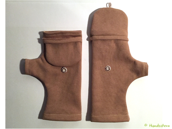 KIM cut off gloves + mitten flap 5 sizes sewing pattern