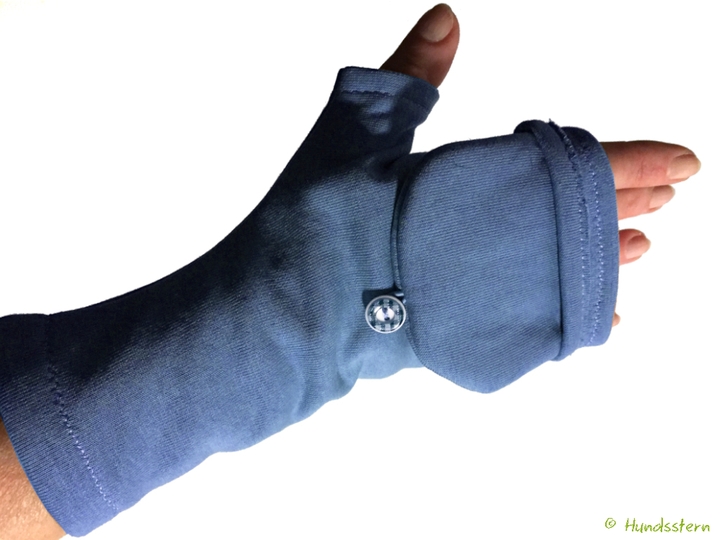 KIM fingerless gloves + optional mitten flap 5 sizes sewing pattern