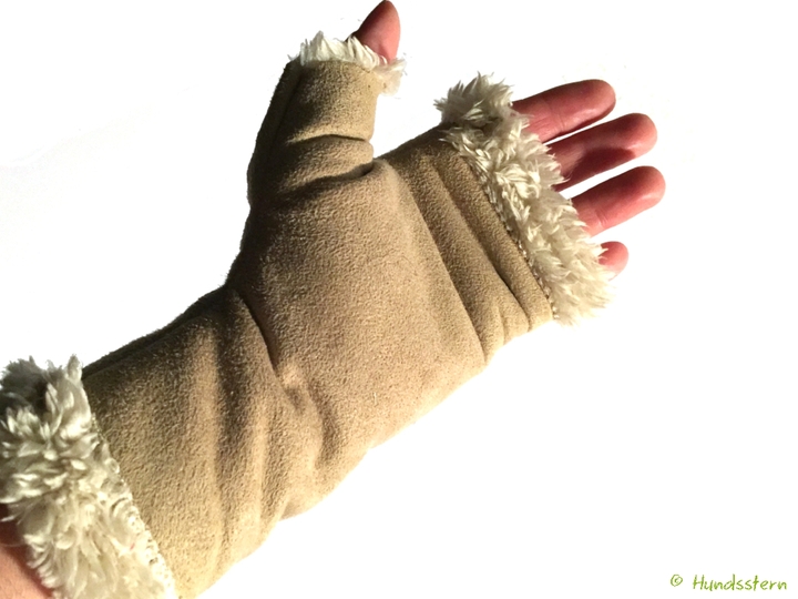 KIM fingerlose Handschuhe + optionale Klappe 5 Größen Nähanleitung+Schnitt