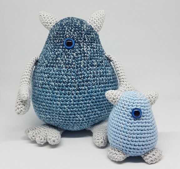 Niedliche Monster-Familie, 3-in-1