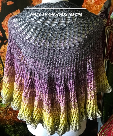 Halbmondtuch `Herzmuschel