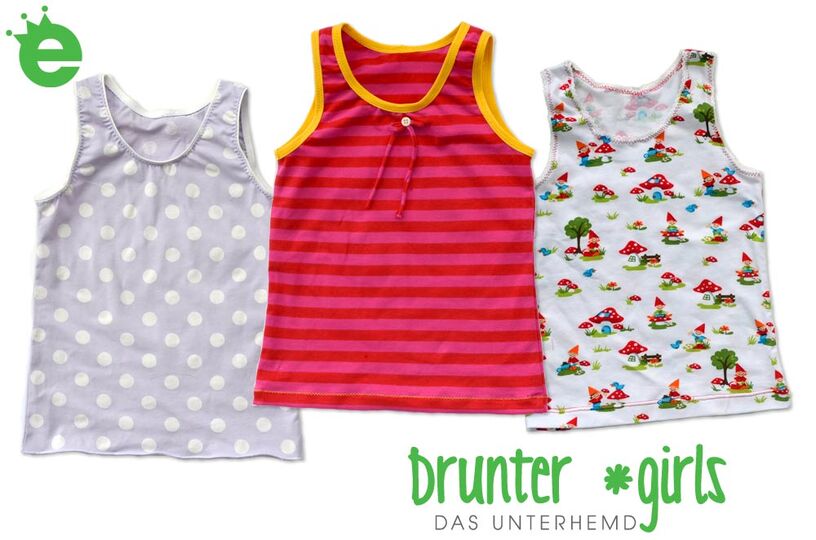 Undies girls sewing pattern • sizes EU 74 – 152 / US 9M - 12 years