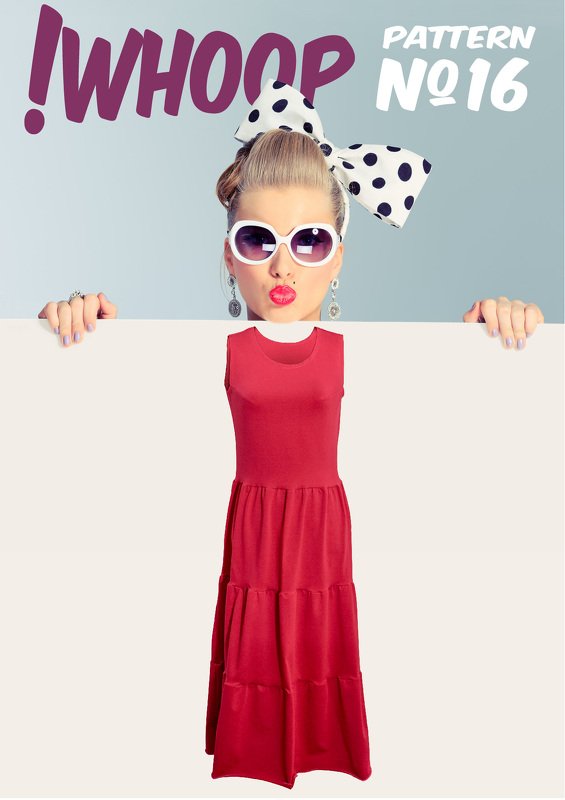 !WHOOP NO 16 Kleid Schnittmuster &amp; Nähanleitung GR. 32-46