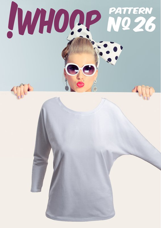 !WHOOP NO 26 Shirt Schnittmuster &amp; Nähanleitung GR. 32-46