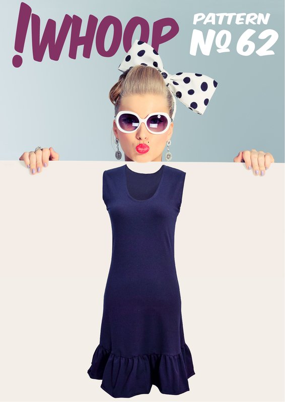!WHOOP NO 62 Kleid Schnittmuster &amp; Nähanleitung GR. 32-46