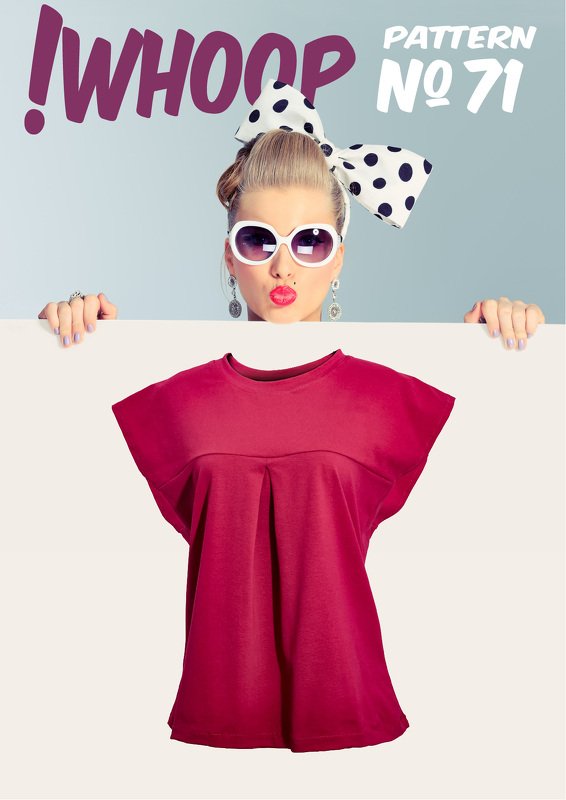 !Whoop No 71 Shirt Pattern & Manual Size 32-46