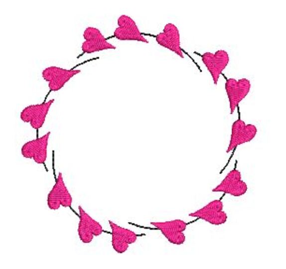 Stickdatei Blumenranken für den 10x10cm Rahmen