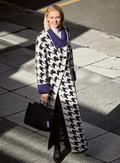 Strickanleitung Mantel Hadley