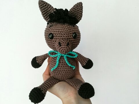 Häkelanleitung Pferd Susi, Amigurumi, Pferd häkeln