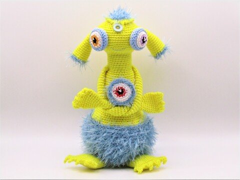 Monster-Alien "Horchi" , mit Geheimfach im Kopf!