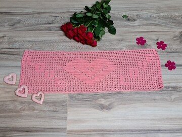 Anleitung Häkeldeckchen "HERZ LOVE"