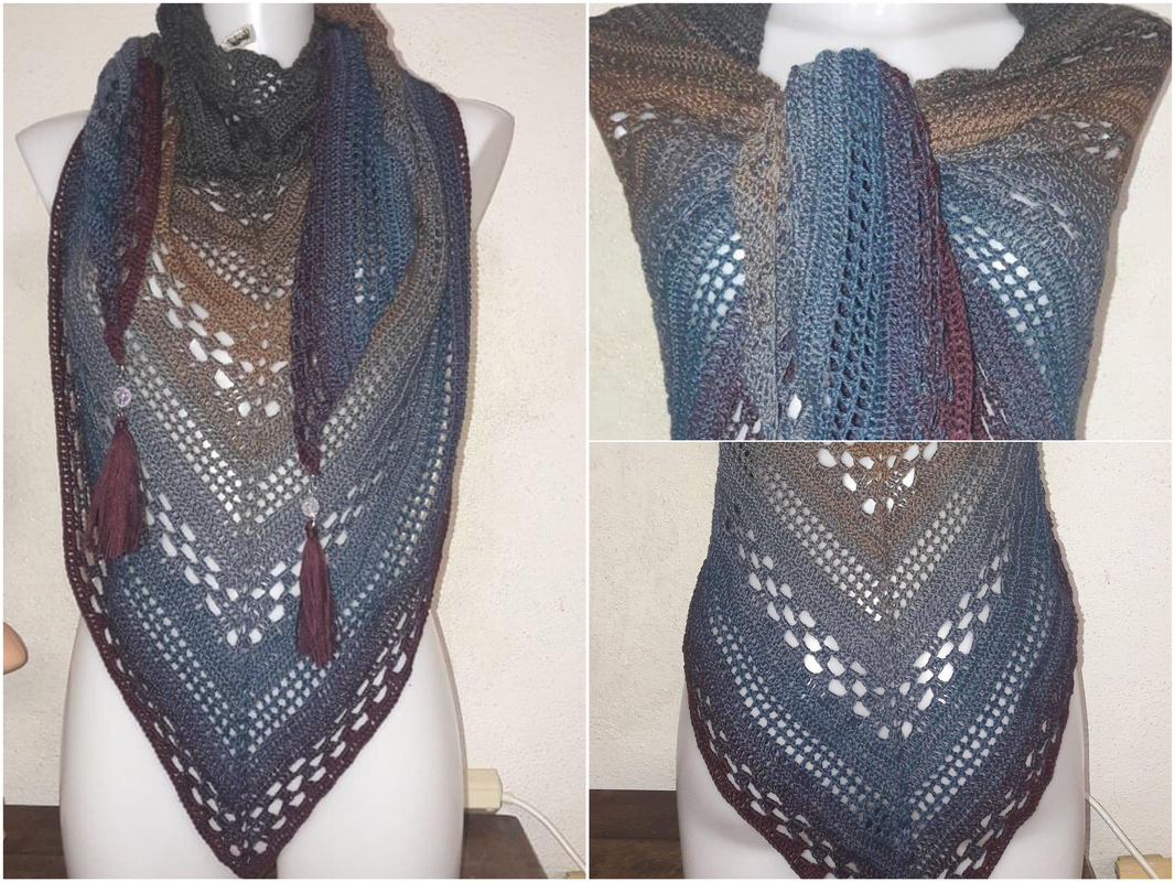 Häkelanleitung - Tuch "Windhauch"