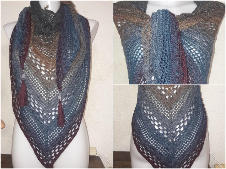 Häkelanleitung - Tuch "Windhauch"