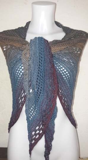 Häkelanleitung - Tuch "Windhauch"