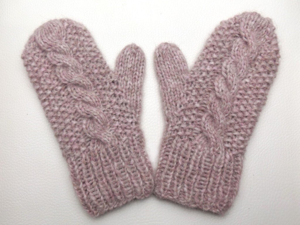 Strickanleitung Fäustlinge "Alpakatraum" - Bild 2