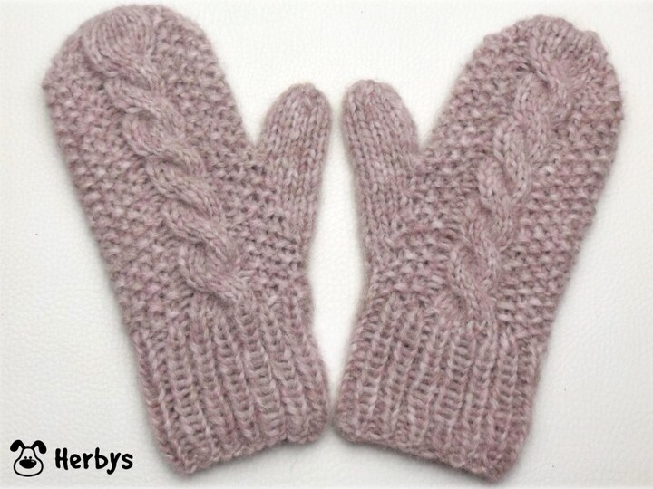 Strickanleitung Fäustlinge "Alpakatraum"