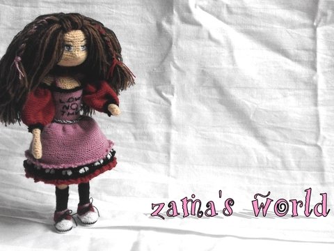 Häkelanleitung Biegepüppchen Valentina Singleheart