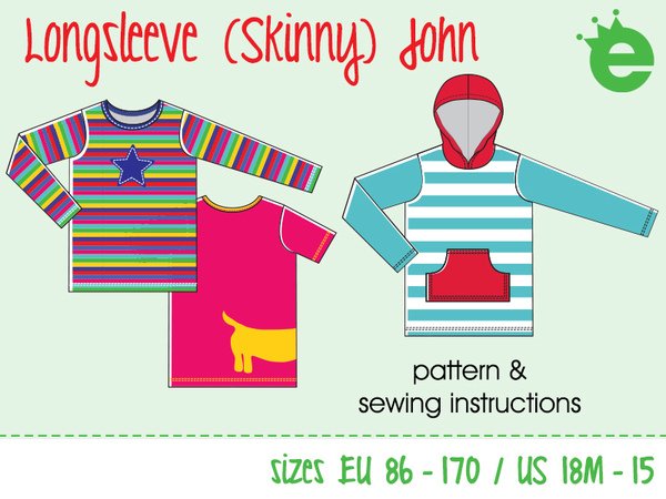 kids' long sleeve shirt (Skinny)John – Euro-size 86 – 170 / US-size 18M to 15 years
