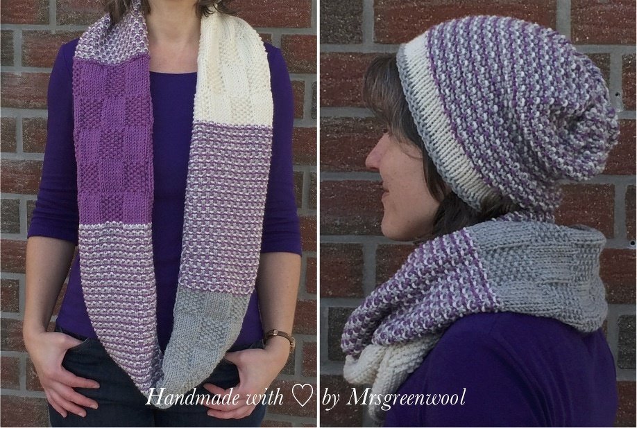 Strickanleitung Set Beanie / Loopschal "Winterzauber"