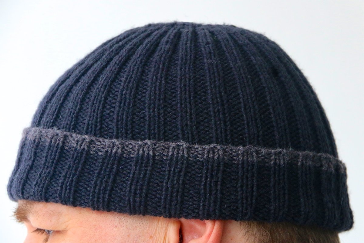 gestrickte Männermütze "Seemannsgarn" - Bild 3