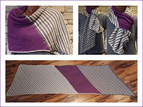 Strickanleitung Kuscheltuch "Caresse"