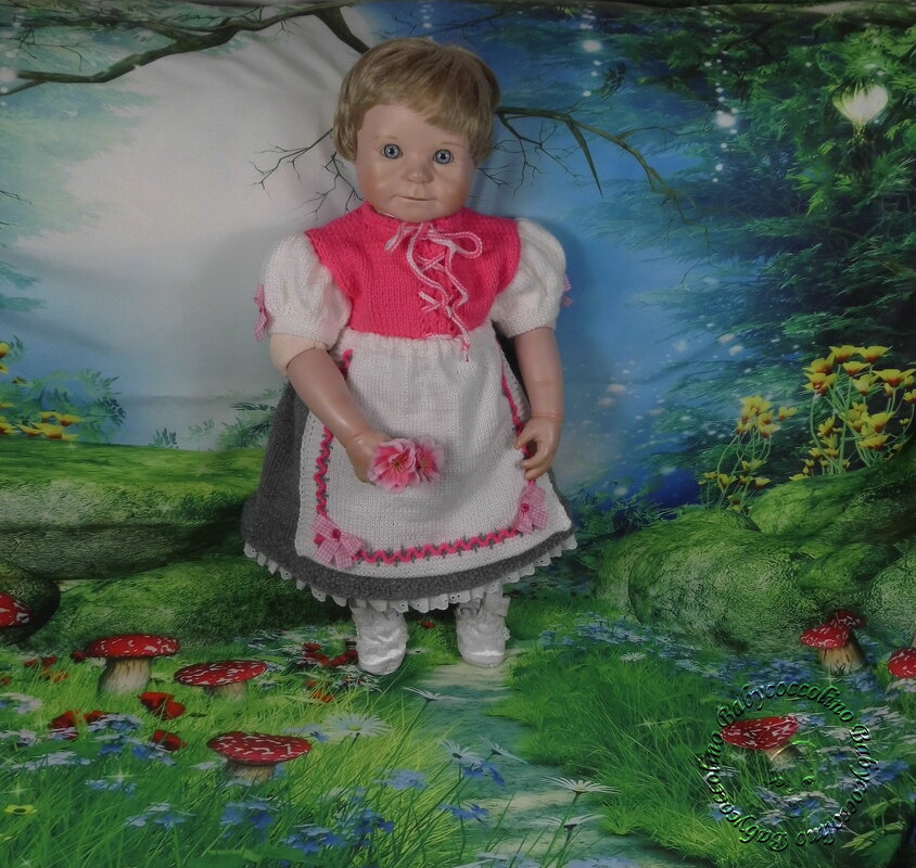 Babykleidchen und verändern der Grösse