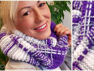 Strickanleitung für Halswärmer / Cowl | Loop #TARTAN