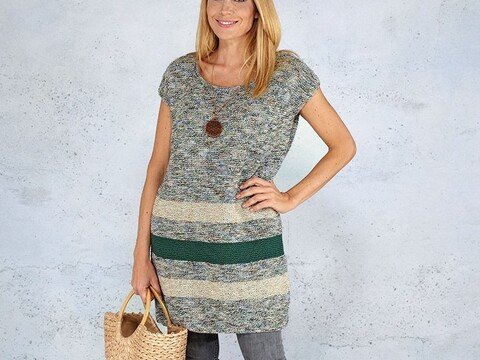 Strickanleitung Damentunika "Livorno & Macau" 759169