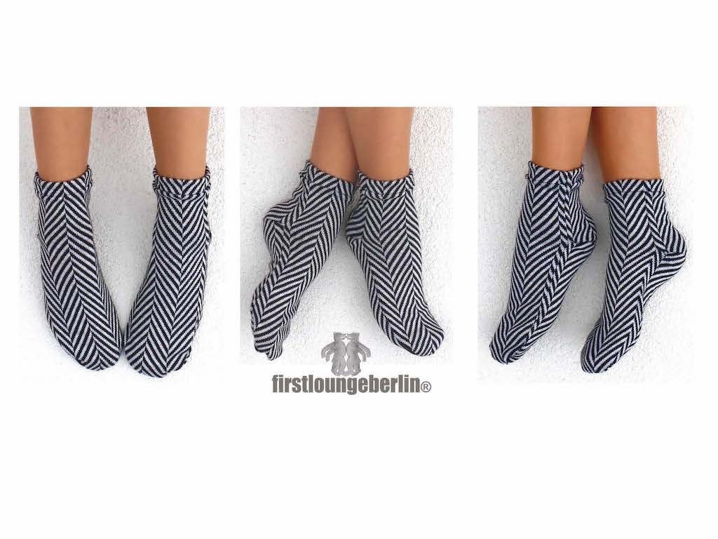 Turbo-Kuschelsöckchen Nähanleitung mit Schnitt für Socken - Kuschelsocken für die ganze Familie 18/19 bis 47/48 - Bild 3