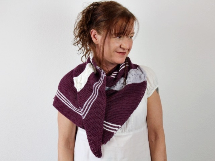 Strickanleitung Tuch "Deep Feelings"