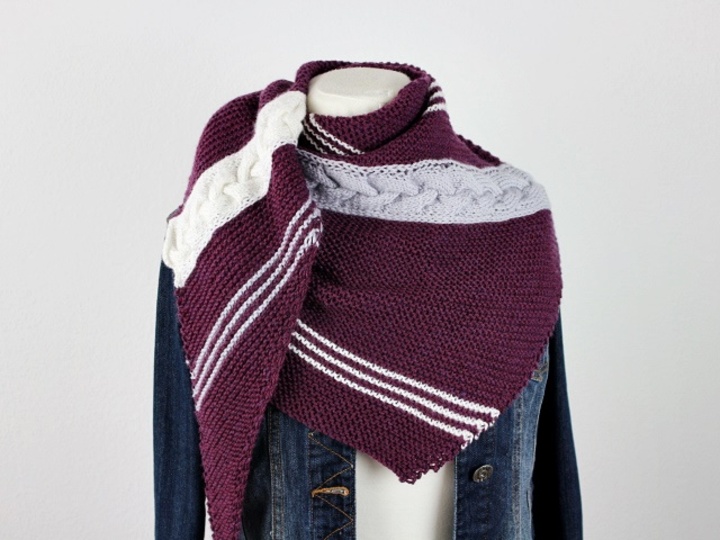 Strickanleitung Tuch "Deep Feelings"