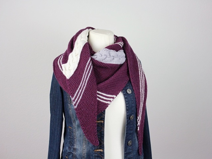 Strickanleitung Tuch "Deep Feelings"