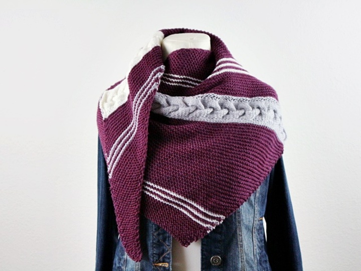 Strickanleitung Tuch "Deep Feelings"