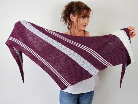 Strickanleitung Tuch "Deep Feelings"
