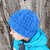 Knitted hat pattern cap