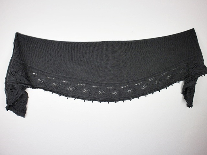 Knitting Pattern PDF Half Circle Shawl – Elegant Lace Shawl „Julietta