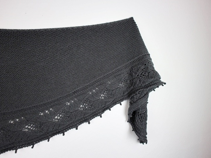 Knitting Pattern PDF Half Circle Shawl – Elegant Lace Shawl „Julietta